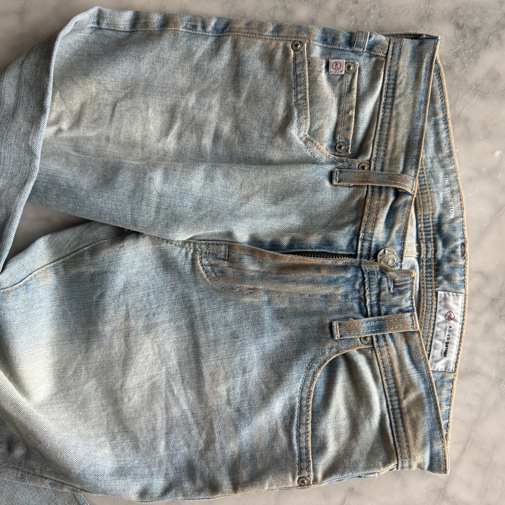 AG Men’s 28x34 The Stockton Skinny Fit Jeans Faded Light Wash NWT - Picture 3 of 9